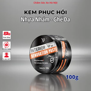 Kem Phục Hồi Nội Thất Xe Hơi KATERNAL 100g – Dưỡng Nhựa Taplo, Dưỡng Da Ghế Ô Tô, Làm Sạch Nội