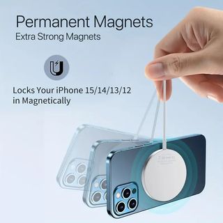 Bộ sạc không dây nhanh từ tính 15W Ổn định An toàn Nhiệt độ thấp cho IP các dòng máy SS chống cháy nổ phukienmk10