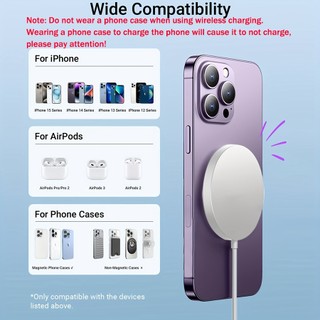 Bộ sạc không dây nhanh từ tính 15W Ổn định An toàn Nhiệt độ thấp cho IP các dòng máy SS chống cháy nổ phukienmk10