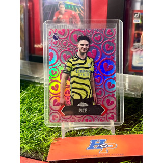 Thẻ bóng đá Declan Rice Heartbreak Topps Chrome EPL 2025/26