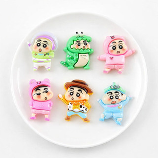 Set Charm Shin Hoá Trang Kawaii 6 Món – Charm Shin Cosplay Cute Trang Trí Dép