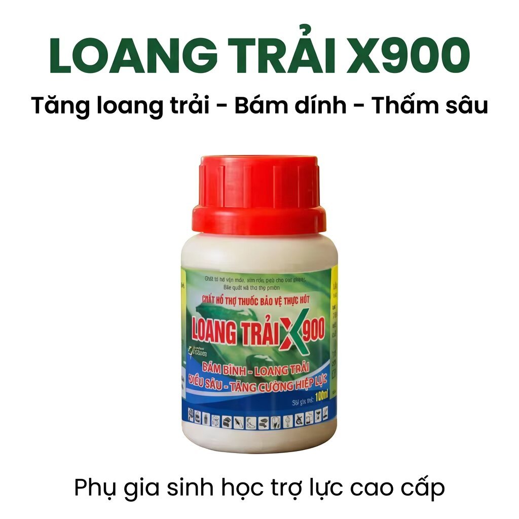 [CHÍNH HÃNG] Loang trải X900SL – hỗ trợ loang trải, bám dính thấm saau, tránh rửa trôi khi phun, bám dính côn trùng,rệp