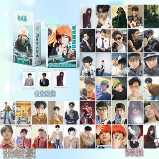 [hàng sẵn] Trương Tuấn Hào F3 | Hộp thẻ card laser 50 tấm TF Family F3 F4 | Lomo lomocard card laser bo góc Zhang Junhao
