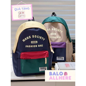Balo Học Sinh Sinh Viên Retro Đơn Giản Chống Nước BL594