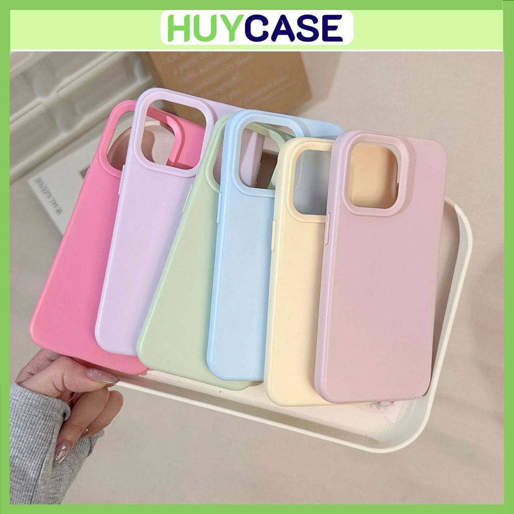 Ốp Lưng iPhone Silicon TPU Mềm Chống Vân Tay -Ip 7/8/X/XS/11/12/13/14/15/16/17/Pro/Max