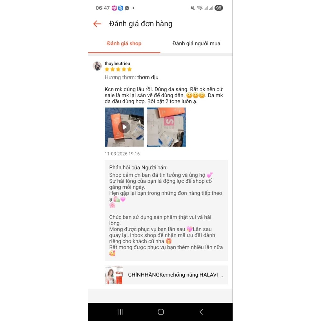 Chính hãng Chống nắng HALAVI(Có hóa đơn VAT đầu vào đầy đủ)(Sỉ ib)