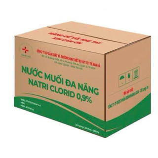 ✅ Nước muối đa năng 1000ml.( chính hãng) 12 chai /thùng