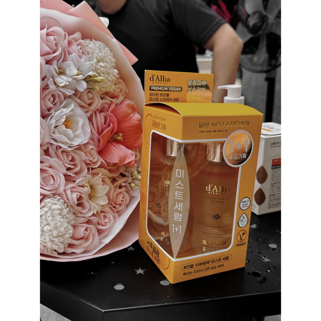 Combo 2 chai Serum dạng xịt khoáng căng bóng da First Spray Serum 100ml - Mist Serum - Hàn Quốc