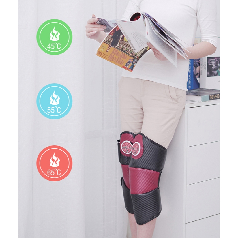 Máy massage đầu gối đa năng NIkio NK-185 - Kết hợp rung, nhiệt và ngải cứu (2 Chiếc)