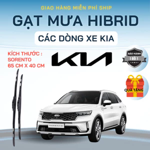 Gạt Mưa Ô Tô KIA SORENTO, SOLUTO, MORNING, CARNIVAL, SONET, SELTOS, K3,5...SILICON NANO Gạt Sạch. 3K