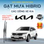 Gạt Mưa Ô Tô KIA SORENTO, SOLUTO, MORNING, CARNIVAL, SONET, SELTOS, K3,5...SILICON NANO Gạt Sạch. 3K