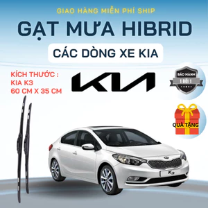 Gạt Mưa Ô Tô KIA K3,5, SOLUTO, MORNING, CARNIVAL, SONET, SORENTO, SELTOS...SILICON NANO Gạt Sạch. 3K