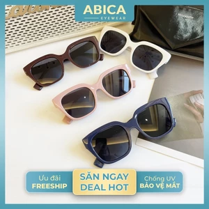 Mắt kính râm mát nữ nam mắt vuông bản lớn chống tia bức xạ UV400 siêu hot cá tính thời trang đi chơi đi biển đẹp 330