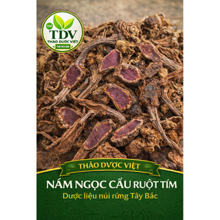 500g Nấm ngọc câu khô ruột tím khô bổ thận tráng dương - Hàng công ty Thảo Dược Việt