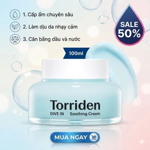 Kem dưỡng Torriden Dive In Smoothing Cream 100ml - Cosme
