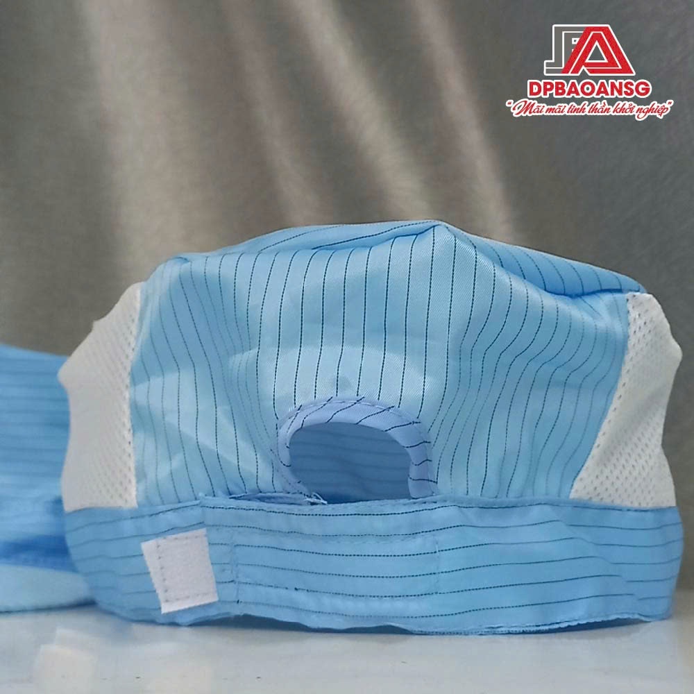 Nón Lưới Chống Tĩnh Điện Phòng Sạch – Nhiều Màu, Thoáng Khí, Dùng Trong Nhà Máy, Xưởng Sản Xuất
