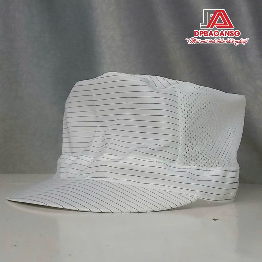 Nón Lưới Chống Tĩnh Điện Phòng Sạch – Nhiều Màu, Thoáng Khí, Dùng Trong Nhà Máy, Xưởng Sản Xuất
