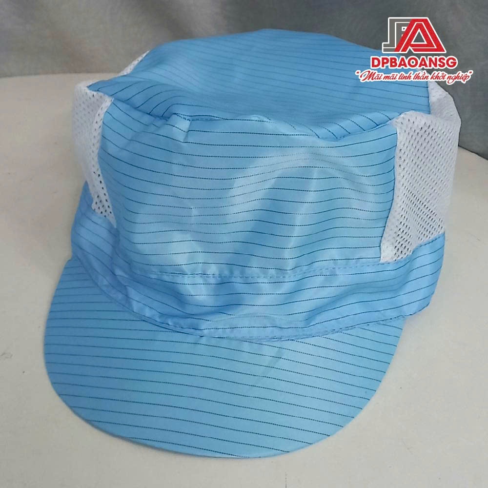 Nón Lưới Chống Tĩnh Điện Phòng Sạch – Nhiều Màu, Thoáng Khí, Dùng Trong Nhà Máy, Xưởng Sản Xuất