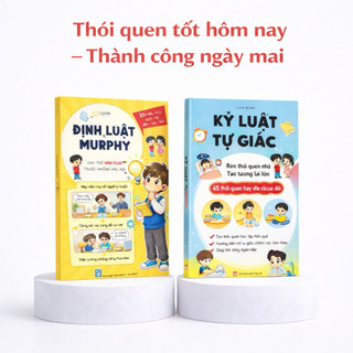 Sách - Combo 3 cuốn: Kỷ luật tự giác + Định luật Murphy + Trí khôn của trẻ (Luhabooks)