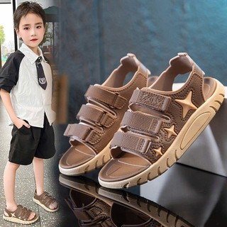 MỚI Dép Quai Hậu Cao Su Mềm 3 Quai Dán 3 Màu Năng Động Cho Bé Trai Từ 3 Tuổi K203
