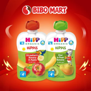 Trái Cây Dinh Dưỡng HiPPiS Organic Kiwi, Lê, Chuối, Táo - Bibomart