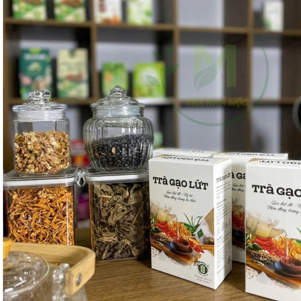 ✅ [Chính Hãng] Trà giảm cân Gạo Lứt Kỳ Tử Hộp 20 Gói ✅ Trà giảm béo Mix 8 Vị Thảo Mộc đốt mỡ thừa giữ dáng đẹp eo thon