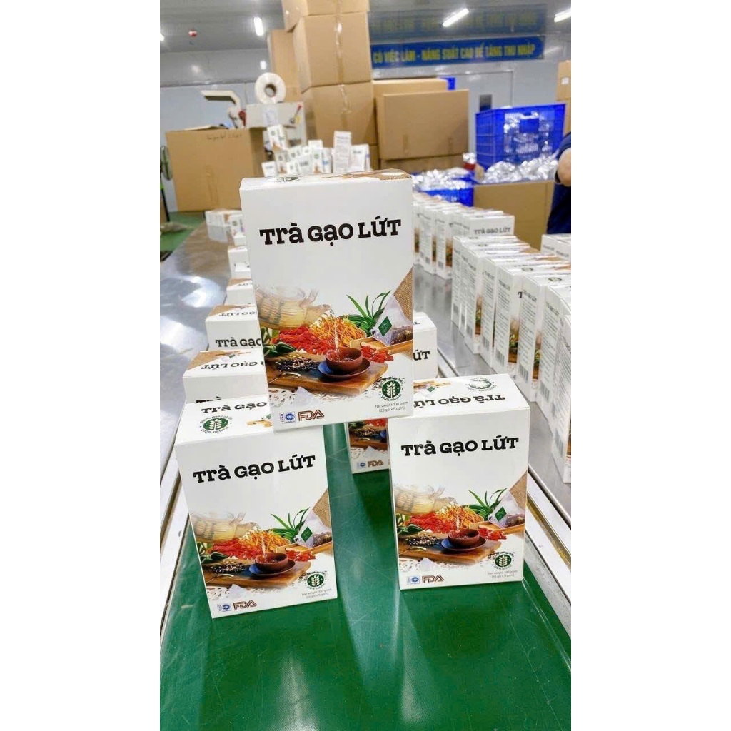 Trà giảm cân Gạo Lứt Kỳ Tử Chính Hãng Cao Cấp ✅ Trà giảm béo nhanh Mix 8 Vị Thảo Mộc đốt mỡ giữ dáng đẹp da hộp 20 gói
