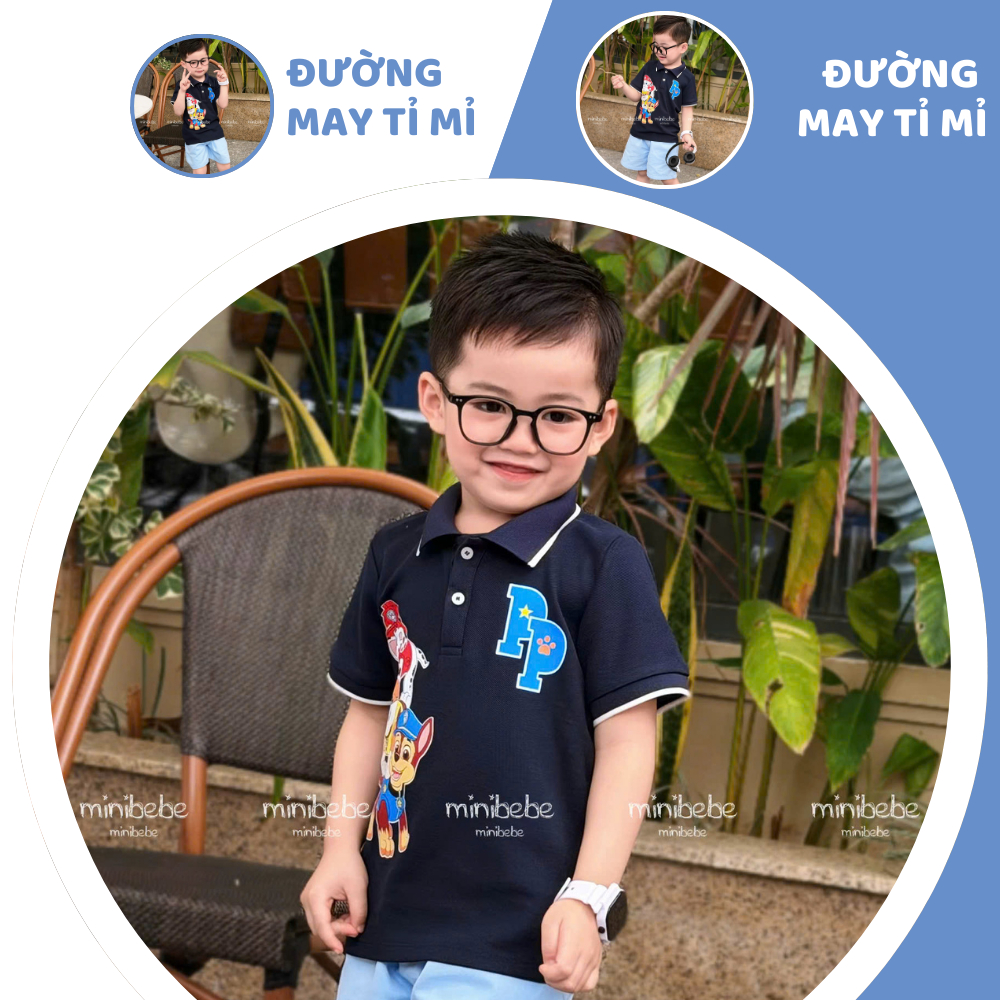 [À ƠI SHOP] G43- bộ polo pp xanh- a117.1793