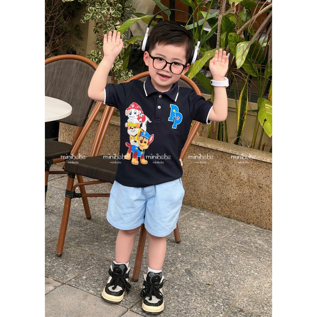 [À ƠI SHOP] G43- bộ polo pp xanh- a117.1793