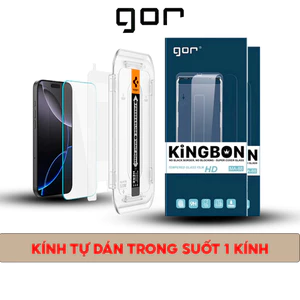 Kính Cường Lực Trong Suốt Full HD Có Khung Tự Dán Chính Hãng Cho IP 11-XR-12-13-14-15-16