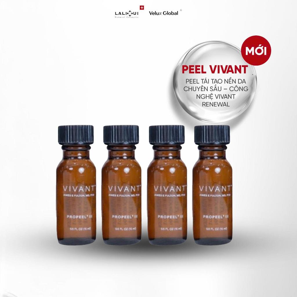 PEEL VIVANT PRO PEEL [ CHIẾT SET 1 LẦN ] GIÚP HỖ TRỢ ĐỀU MÀU DA,XỬ LÍ MỤN,THU NHỎ LỖ CHÂN LÔNG,MỜ NÁM,TRẺ HÓA DA