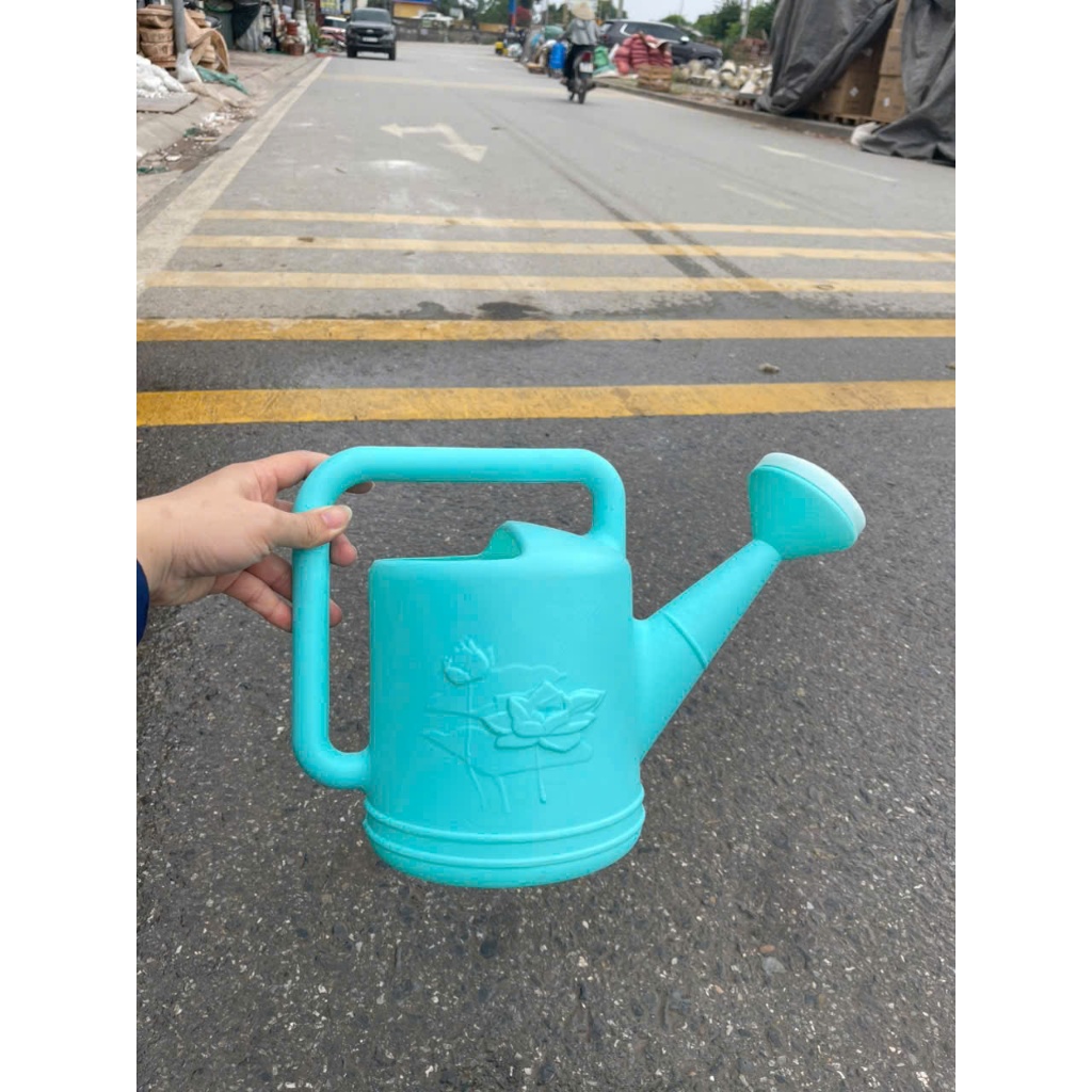 Bình tưới cây 5L vòi sen nhựa - Ô doa tưới cây ,vòi dài nhựa dày