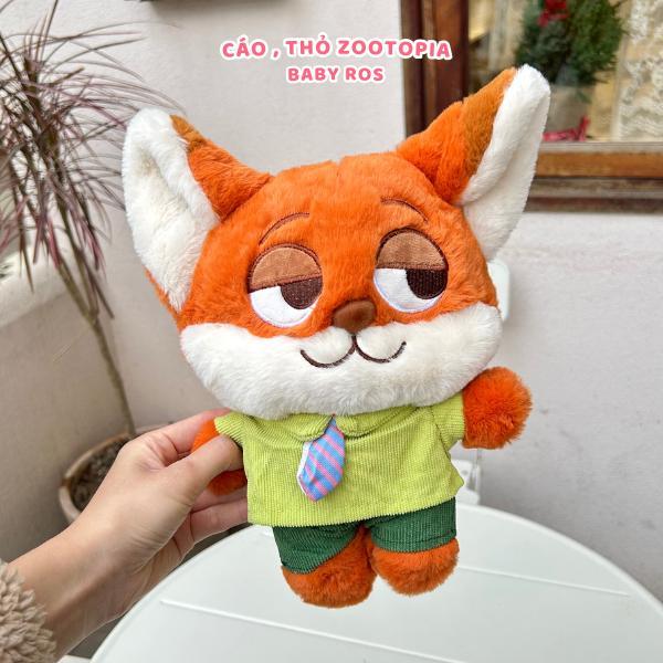 Gấu bông thỏ Judy và cáo nick dễ thương. Thú nhồi bông judy nick làm quà tặng đáng yêu