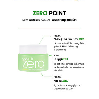 [All] Sáp tẩy trang Banila Co Clean It Zero Cleansing Balm - Theo từng loại da 100ml/125ml/180ml