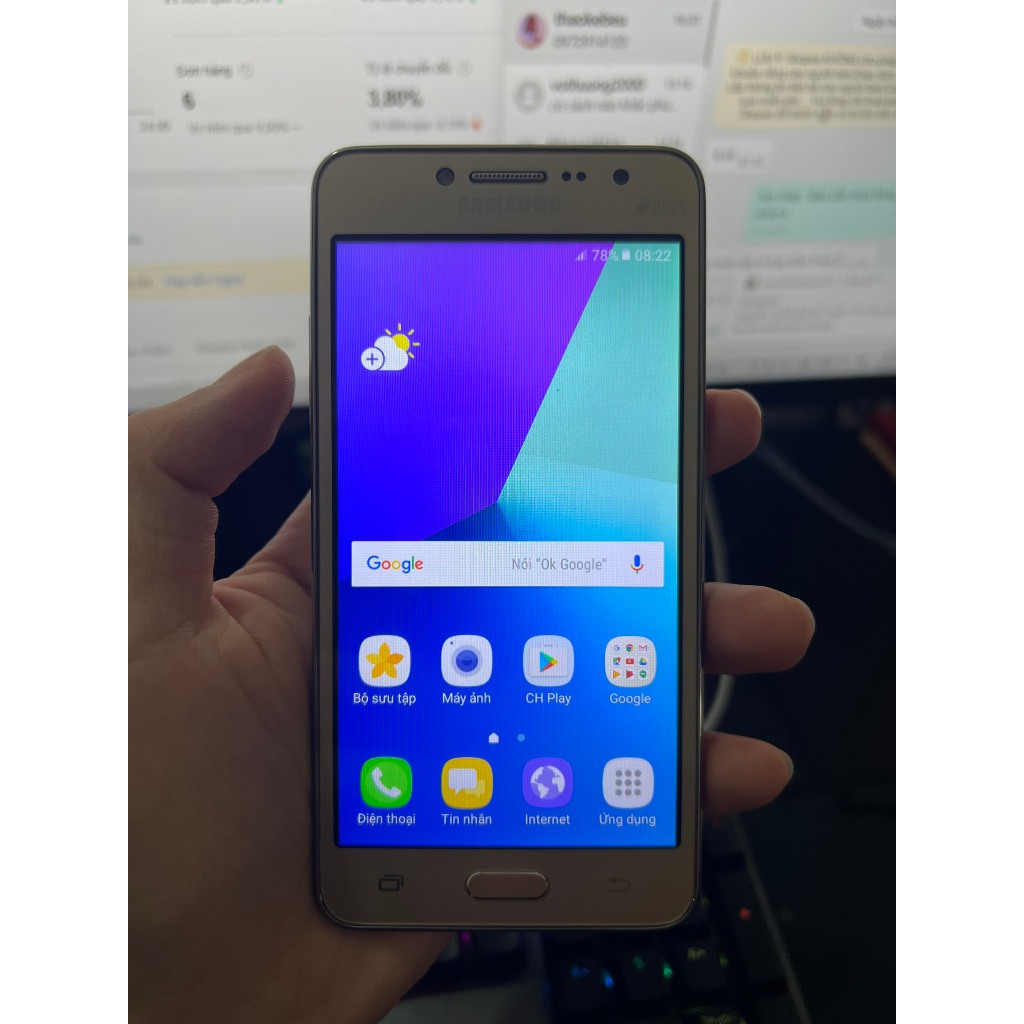 Điện Thoại Samsung Galaxy J2 Prime 4G Đẹp >95% Máy Phụ ,Pin Trâu, Giá Rẻ TẶNG CÁP SẠC
