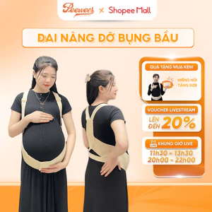 Đai Nâng Đỡ Bụng Bầu PeeWees Giúp Giảm Đau Lưng Co Giãn 4 Chiều, Chống Rạn Bụng, Giúp Mẹ Bầu Cảm Thấy Thư Giãn Thoải Mái