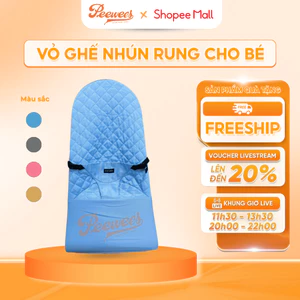 Vỏ Bọc Ghế Nhún Rung PeeWees Đa Năng Chống Võng Lưng Cho Trẻ Sơ Sinh, Chất Liệu Cotton Dày Dặn, Thoáng Mát Cho Bé