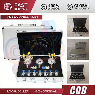 Bộ Kiểm Tra Áp Lực Thủy Lực Máy Đào, Đầu Nối & Đồng Hồ Đo Đa Năng, Chính Xác Cao