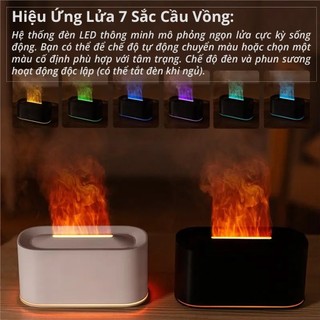 ĐEM CẢ NGỌN LỬA ẤM ÁP VÀ HƯƠNG THƠM VÀO PHÒNG NGỦ - MÁY XÔNG TINH DẦU NGỌN LỬA 3D SIÊU ĐẸP