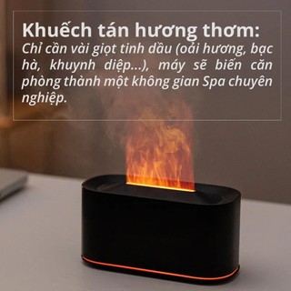 ĐEM CẢ NGỌN LỬA ẤM ÁP VÀ HƯƠNG THƠM VÀO PHÒNG NGỦ - MÁY XÔNG TINH DẦU NGỌN LỬA 3D SIÊU ĐẸP