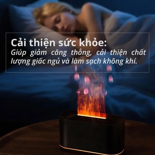 ĐEM CẢ NGỌN LỬA ẤM ÁP VÀ HƯƠNG THƠM VÀO PHÒNG NGỦ - MÁY XÔNG TINH DẦU NGỌN LỬA 3D SIÊU ĐẸP