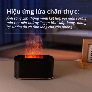 ĐEM CẢ NGỌN LỬA ẤM ÁP VÀ HƯƠNG THƠM VÀO PHÒNG NGỦ - MÁY XÔNG TINH DẦU NGỌN LỬA 3D SIÊU ĐẸP