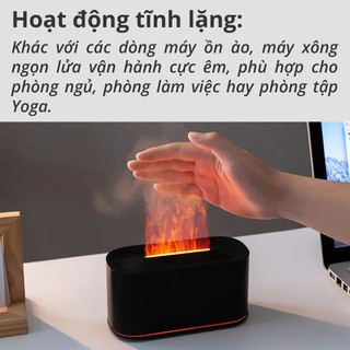 ĐEM CẢ NGỌN LỬA ẤM ÁP VÀ HƯƠNG THƠM VÀO PHÒNG NGỦ - MÁY XÔNG TINH DẦU NGỌN LỬA 3D SIÊU ĐẸP