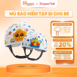 Mũ Bảo Hiểm Cho Bé Tập Đi Peewees Giảm Chấn, Siêu Nhẹ, Chống Va Đập, Siêu Thoáng Khí, Bảo Vệ Đầu Cho Bé Từ 3 - 36 Tháng