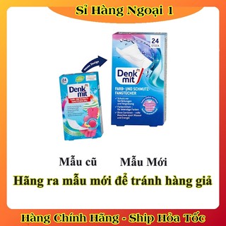 [auth] Giấy hút màu và chống phai màu quần áo DENKMIT 24 tờ- Nội địa Đức Đủ Bill [Hot]