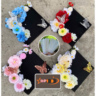 [QUÀ TẶNG] Phụ kiện, Đầu Bông Hoa làm Mũ Tốt Nghiệp Handmade