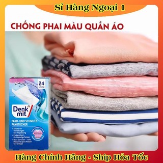[auth] Giấy hút màu và chống phai màu quần áo DENKMIT 24 tờ- Nội địa Đức Đủ Bill [Hot]