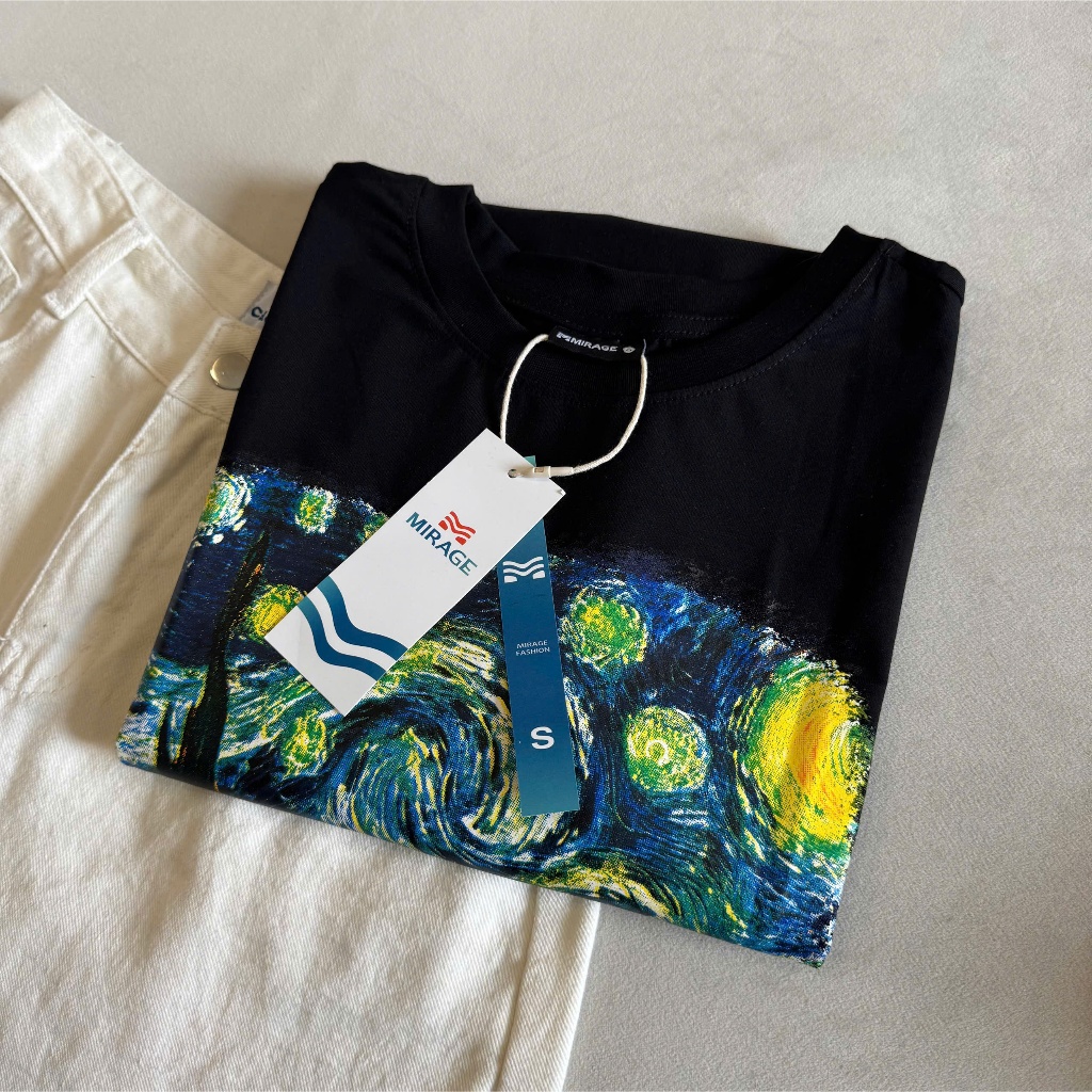Áo Thun Mirage Tranh Vẽ Local Brand Chất 100% Cotton Mềm Mịn Thoáng Mát.