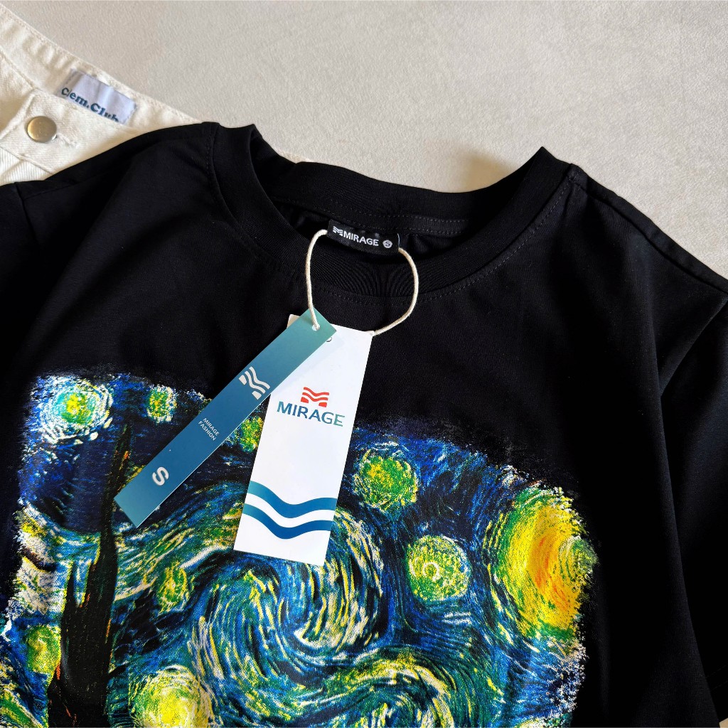 Áo Thun Mirage Tranh Vẽ Local Brand Chất 100% Cotton Mềm Mịn Thoáng Mát.