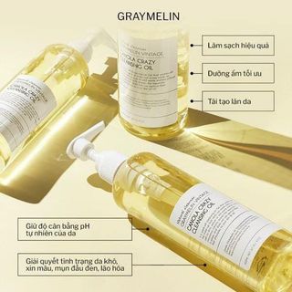 (Hàng Công TY) Dầu Tẩy Trang Hoa Cải Graymelin Vintage Canola Crazy Cleansing Oil 300ml Duduhouse